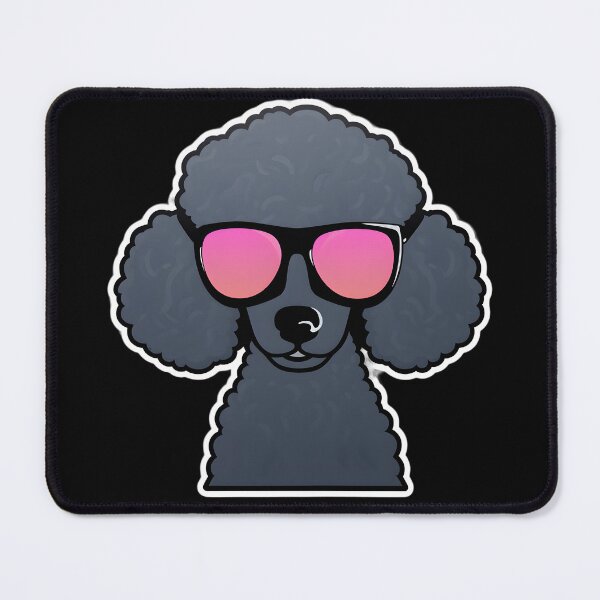 Item preview, Poodle in Cool Sunglasses designed and sold by CUTEDOGGIEZ.