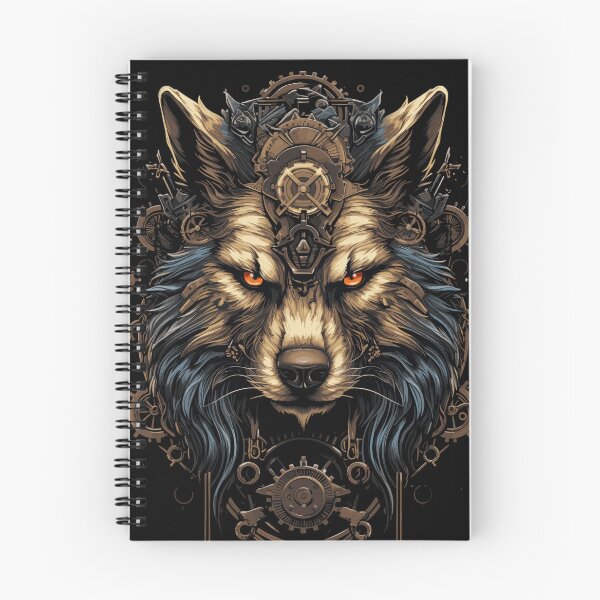 Item preview, Steampunk Mecha Wolf Head designed and sold by EternalDelight1.