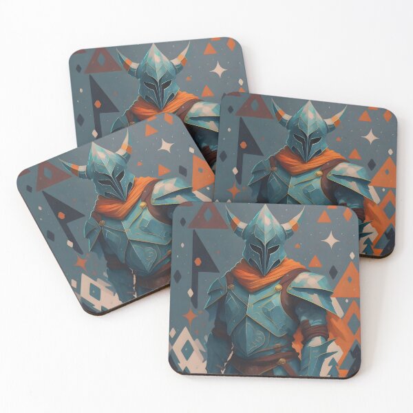 Item preview, Abstract Winter Geometric Knight  designed and sold by DragonRealms.