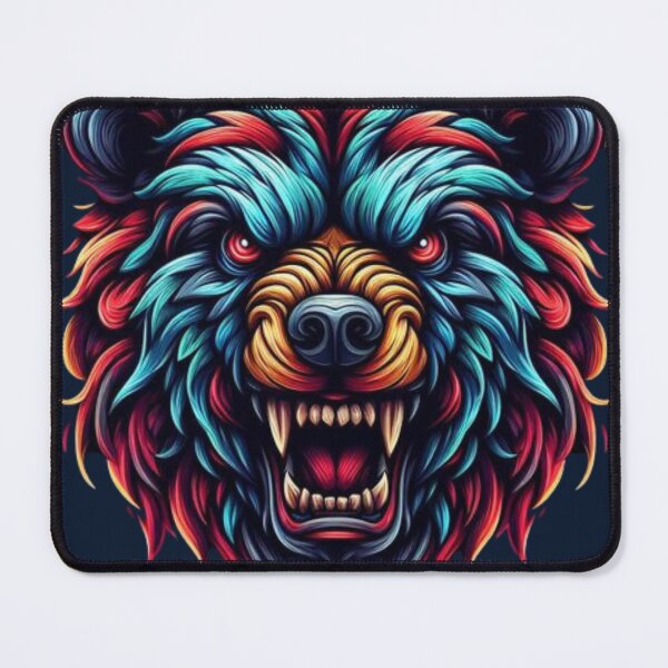 Item preview, Unleash the Wild Multicolor Bear designed and sold by INVADesign.