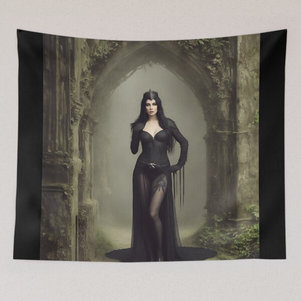 Item preview, Elegant gorgeous Raven woman designed and sold by Fantasymachine.