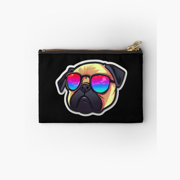 Item preview, Silly Glasses Pug designed and sold by CUTEDOGGIEZ.