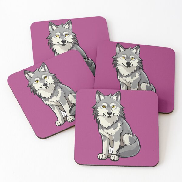 Item preview, Wolf cub looking forward designed and sold by StickerLab4.