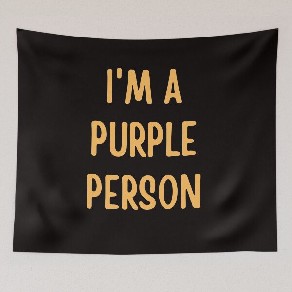 Item preview, I'm a Purple Person designed and sold by ladylalitafanta.