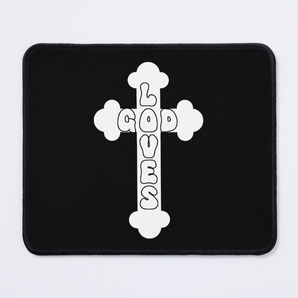 Item preview, Divine Affection: God Loves Cross Graphic designed and sold by Ojtek86.