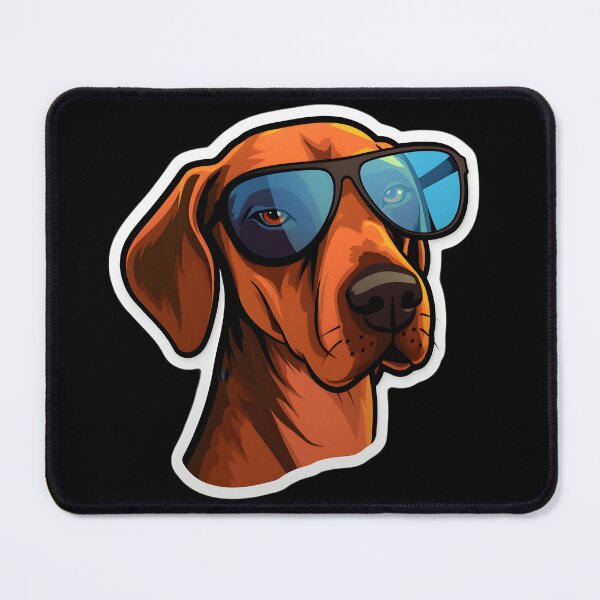 Item preview, Silly Glasses Rhodesian Ridgeback designed and sold by CUTEDOGGIEZ.