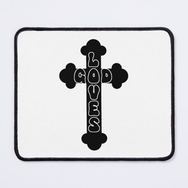 Item preview, Divine Affection: God Loves Cross Graphic designed and sold by Ojtek86.