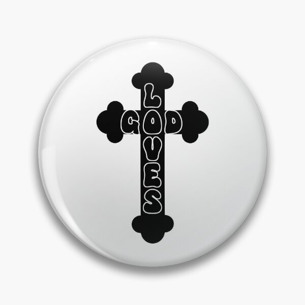 Item preview, Divine Affection: God Loves Cross Graphic designed and sold by Ojtek86.