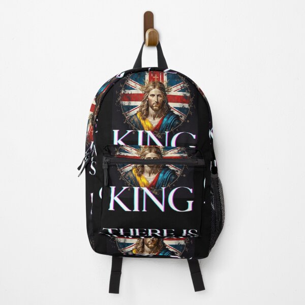 Item preview, There is only one King Jesus with Union Jack UK happy christian cute gifts designed and sold by thankful-loco.