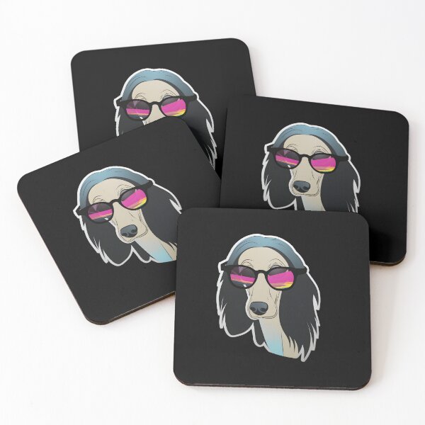 Item preview, Saluki in Cool Sunglasses designed and sold by CUTEDOGGIEZ.