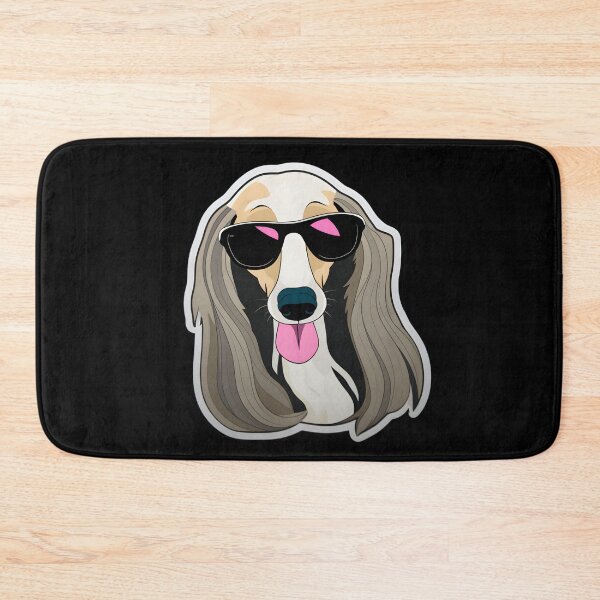 Item preview, Silly Glasses Saluki designed and sold by CUTEDOGGIEZ.