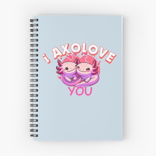 Item preview, Cute couple of axolotls in love designed and sold by Mr Pyuku.