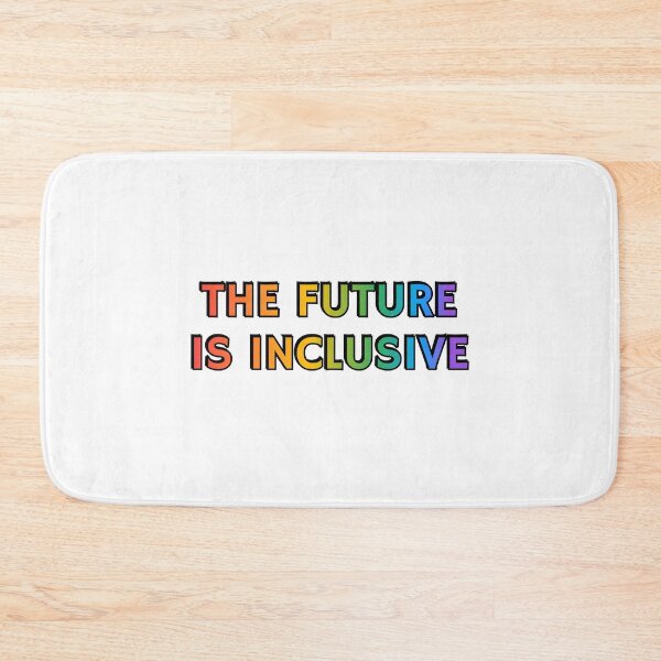 Item preview, The Future Is Inclusive - rainbow colors designed and sold by Inspirationmotivation.
