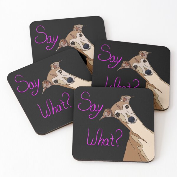 Item preview, Italian greyhound " say what?" designed and sold by BlkDogCreations.