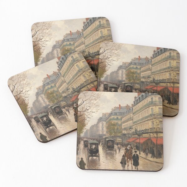 Item preview, Rue Saint-Honoré in the Afternoon. Effect of Rain designed and sold by melikekoc.
