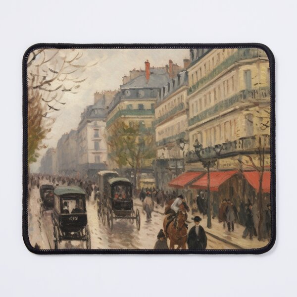 Item preview, Rue Saint-Honoré in the Afternoon. Effect of Rain designed and sold by melikekoc.