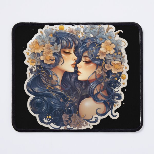 Item preview, The Floral Whispers of Mystic Twins designed and sold by MinkInkx.