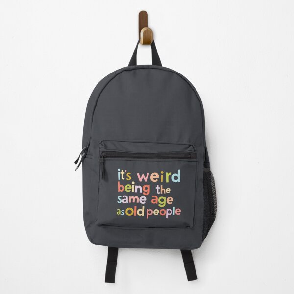 Item preview, its weird being the same age as old people - colorful letters designed and sold by EmeraldeaArt.