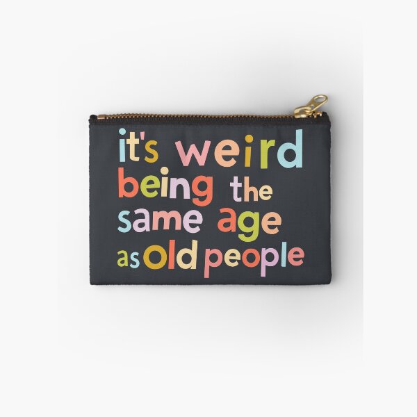 Item preview, its weird being the same age as old people - colorful letters designed and sold by EmeraldeaArt.