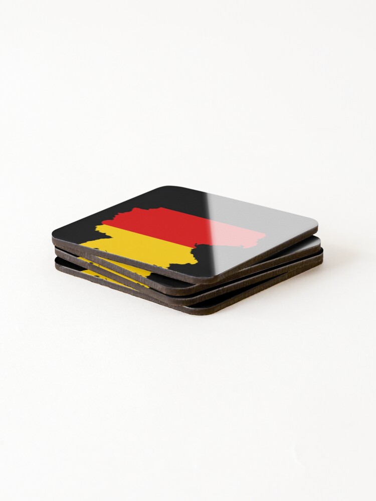 Thumbnail 4 of 5, Coasters (Set of 4), Germany Map designed and sold by feether-store.