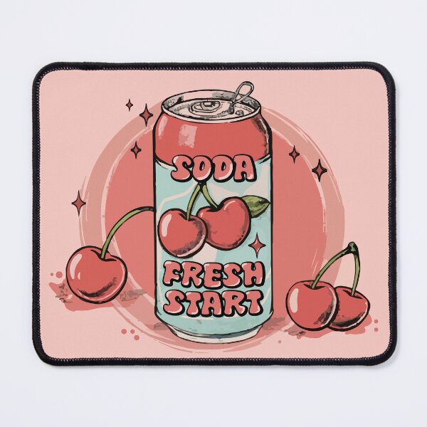 Item preview, Aesthetic Fresh Start Cherries Soda designed and sold by Lunarstatue.