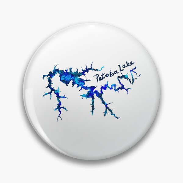 Item preview, Patoka Lake Map Design  designed and sold by autumnallen15.