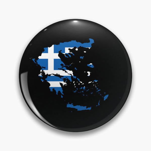 Item preview, Greece Map  designed and sold by feether-store.