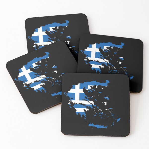 Item preview, Greece Map  designed and sold by feether-store.
