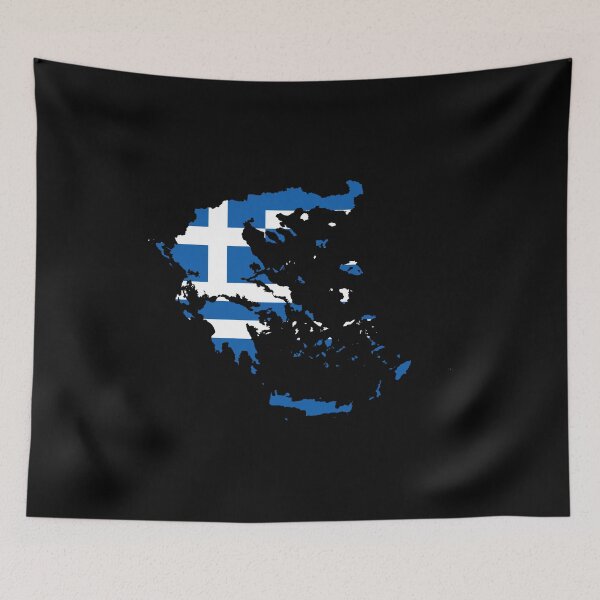 Item preview, Greece Map  designed and sold by feether-store.