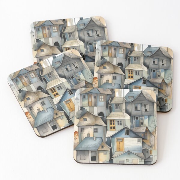 Item preview, pintura de casas  designed and sold by norachiang.