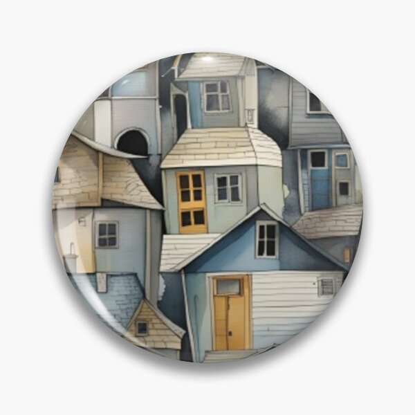 Item preview, pintura de casas  designed and sold by norachiang.