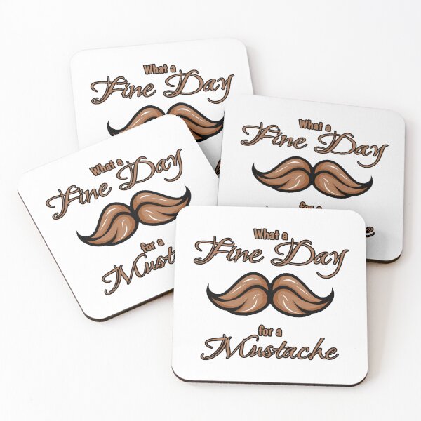 Item preview, What a fine day for a mustache #3 designed and sold by InfinityTone.