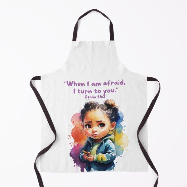 Item preview, "When I am afraid, I turn to you." Psalm 56:3 Brown Eyed Girl designed and sold by EveryGoodGift.