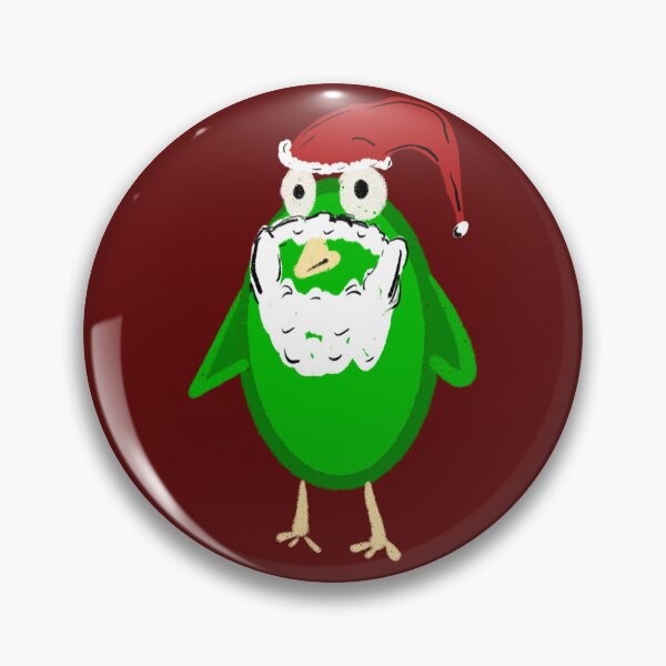 Item preview, Green Bird Santa - Christmas designed and sold by jolabrese.
