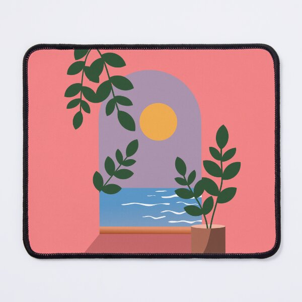 Item preview, Mediterranean window scene abstract designed and sold by Chigurena.