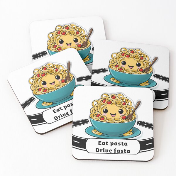 Item preview,  Eat Pasta and Drive Fasta Sticker designed and sold by Lily Lola.