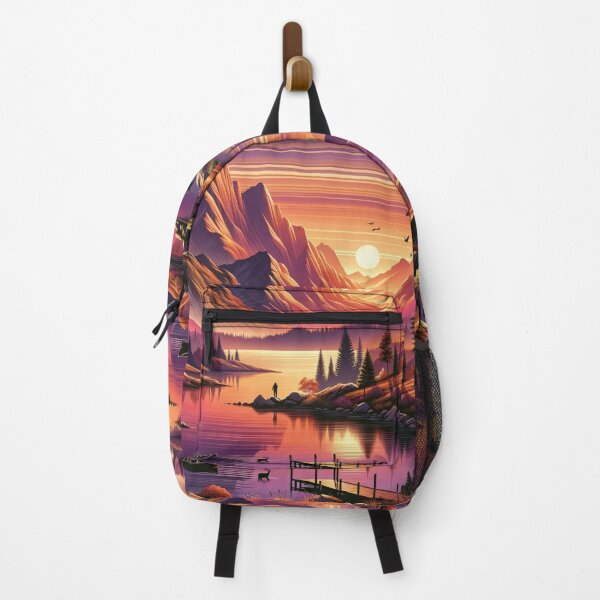 Item preview, Sunset Mountain Landscape designed and sold by Era-of-Traveler.