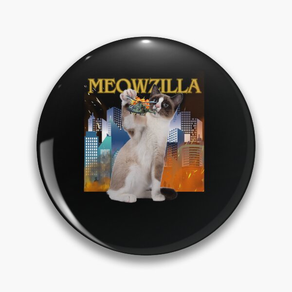 Item preview, Meowzilla, the destroyer monster, her best job is destroying furniture and various household items, catzilla designed and sold by attakorn.