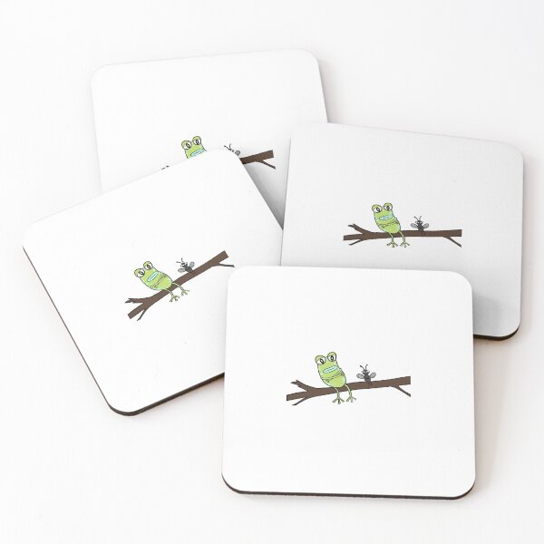 Item preview, Cartoon frog and fly thinking designed and sold by glamgal19.