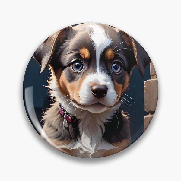 Item preview, Brown and White cute dog designed and sold by Metaverse8.