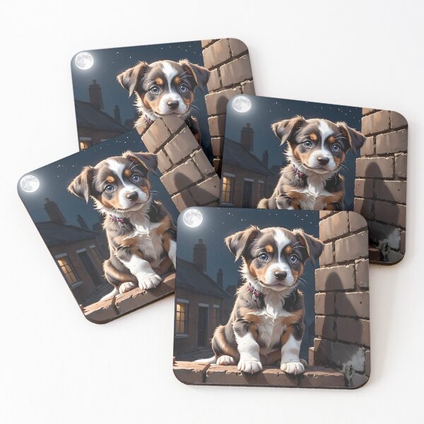 Item preview, Brown and White cute dog designed and sold by Metaverse8.