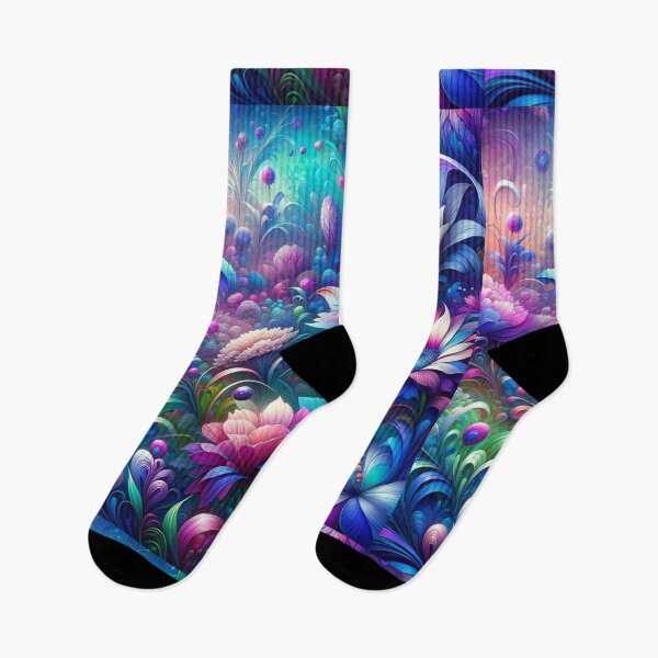 Item preview, Floral Fantasy: Vibrant Wildflower Imaginary World designed and sold by CoussaZau.