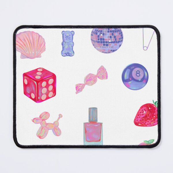 Item preview, pink holographic stickers designed and sold by kristineamae.