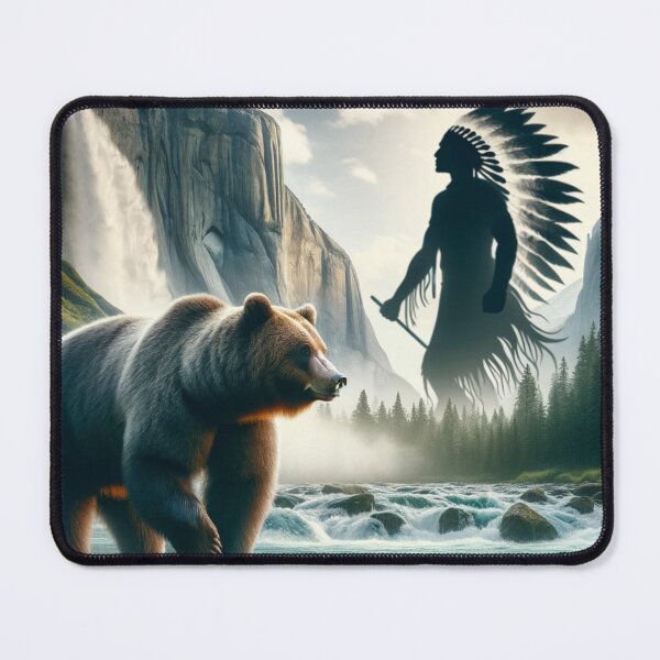 Item preview, The Power of the Spiritual Brown Bear designed and sold by OlaMarket.