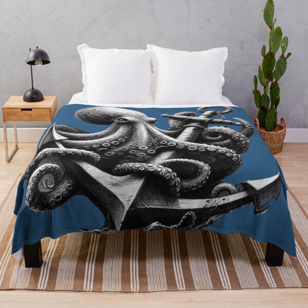 Item preview, Black and White Octopus Design designed and sold by HausKatz.