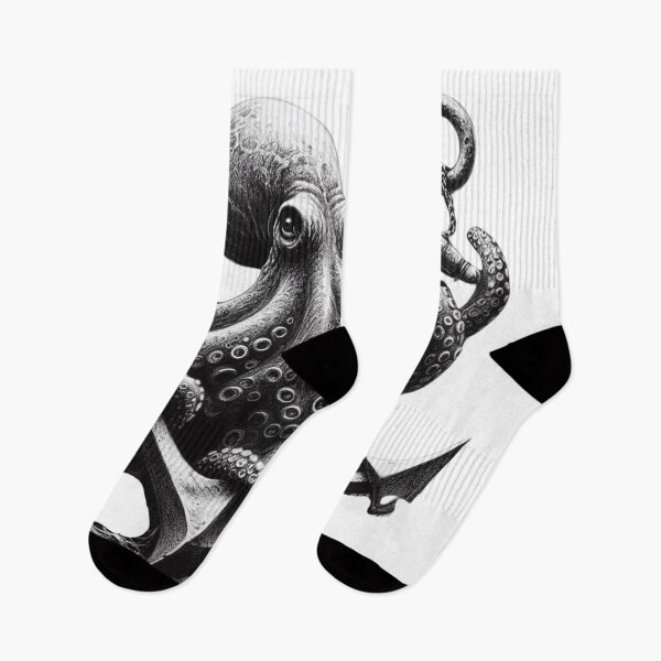 Item preview, Black and White Octopus Design designed and sold by HausKatz.