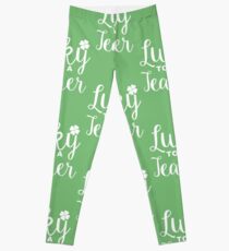 Lucky to be teacher Gift Leggings