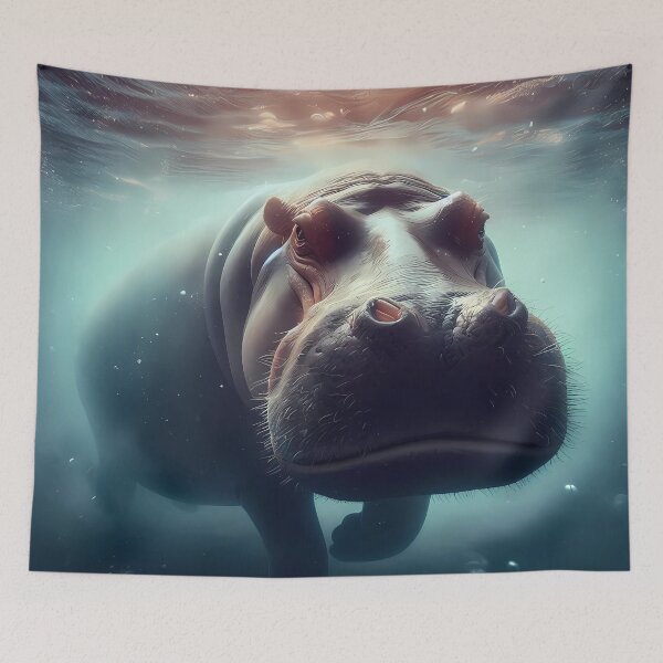 Item preview, Hippo Art | Hippo Lovers designed and sold by ksgraphics222.