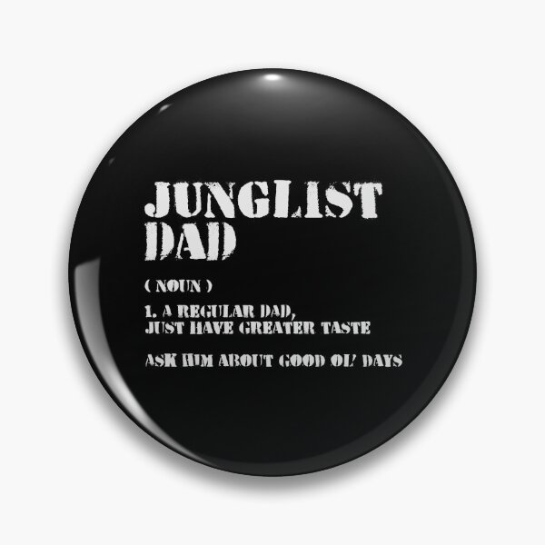 Item preview, Junglist Dad Description v2 ( Funny Jungle Raver Father ) designed and sold by WULFLAND ARTS.