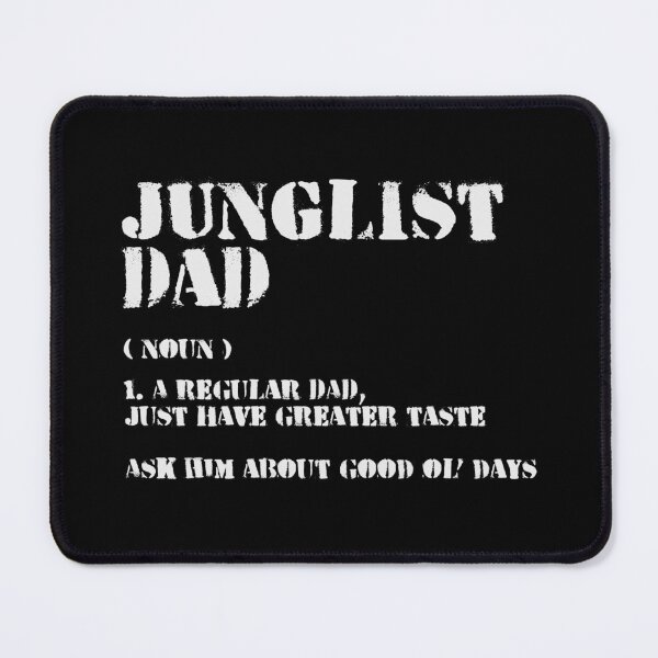 Item preview, Junglist Dad Description v2 ( Funny Jungle Raver Father ) designed and sold by WULFLAND ARTS.